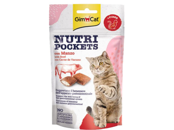 GimCat Nutri Pockets Beef
