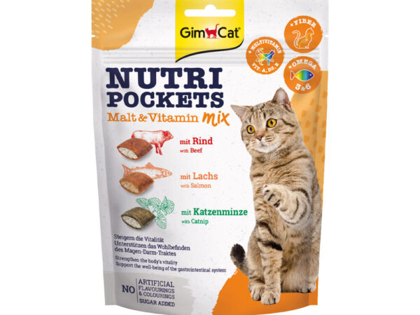 GimCat Nutri Pockets Multi Vitamin & Malt