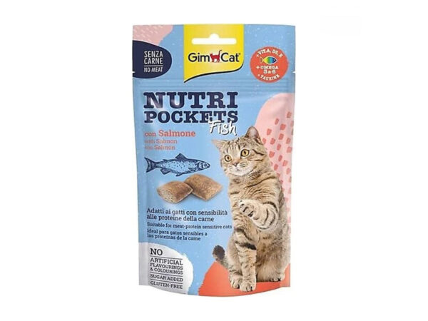 GimCat Nutri Pockets Salmon Fish