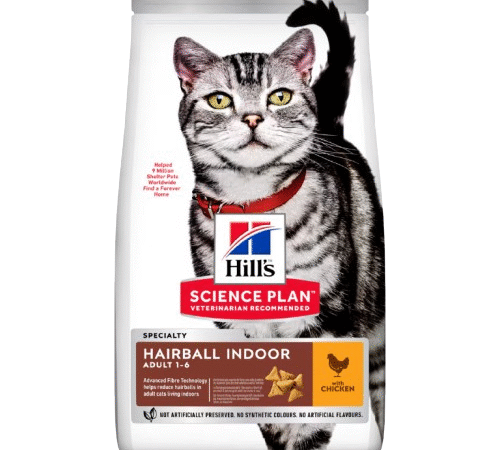 Hill's Science Plan Hairball Indoor Adult Cat Food