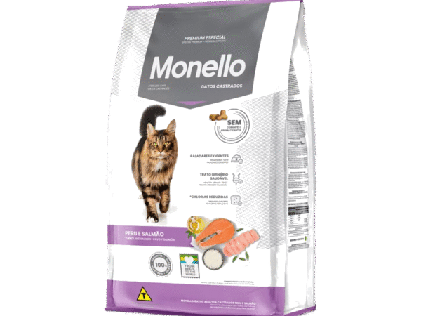 Monello Sterilised Adult Cat Food with Turkey & Salmon