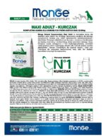 Monge Maxi Adult Dog Food With Chicken