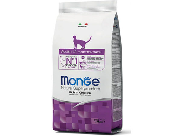 Monge Natural Superpremium Adult Rich in Chicken