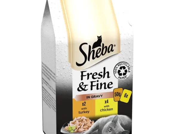 Sheba Turkey & Chicken In Sauce Pack
