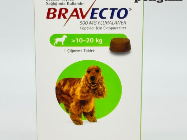 قرص ضد کک و کنه سگ براوکتو Flea & Tick Chew وزن 10 تا 20 کیلوگرم