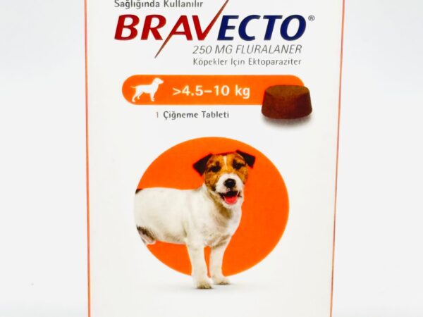 قرص ضد کک و کنه سگ براوکتو Flea & Tick Chew وزن 4.5 تا 10 کیلوگرم