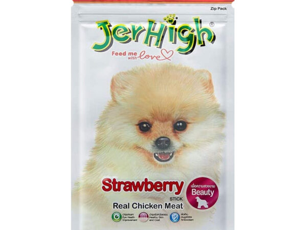JerHigh Sticks Strawberry Real Chicken Meat