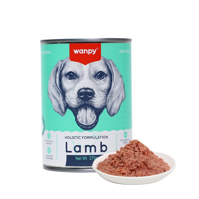 Wanpy Premium Dog Canned Food Lamb