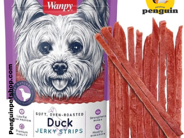 تشویقی سگ ونپی مدل Duck Jerky Strips وزن 100 گرم