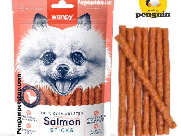 تشویقی سگ ونپی Salmon Sticks وزن 100 گرم