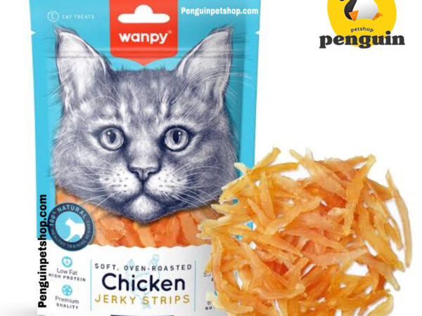 تشویقی گربه ونپی Chicken Jerky Strips وزن 80 گرم