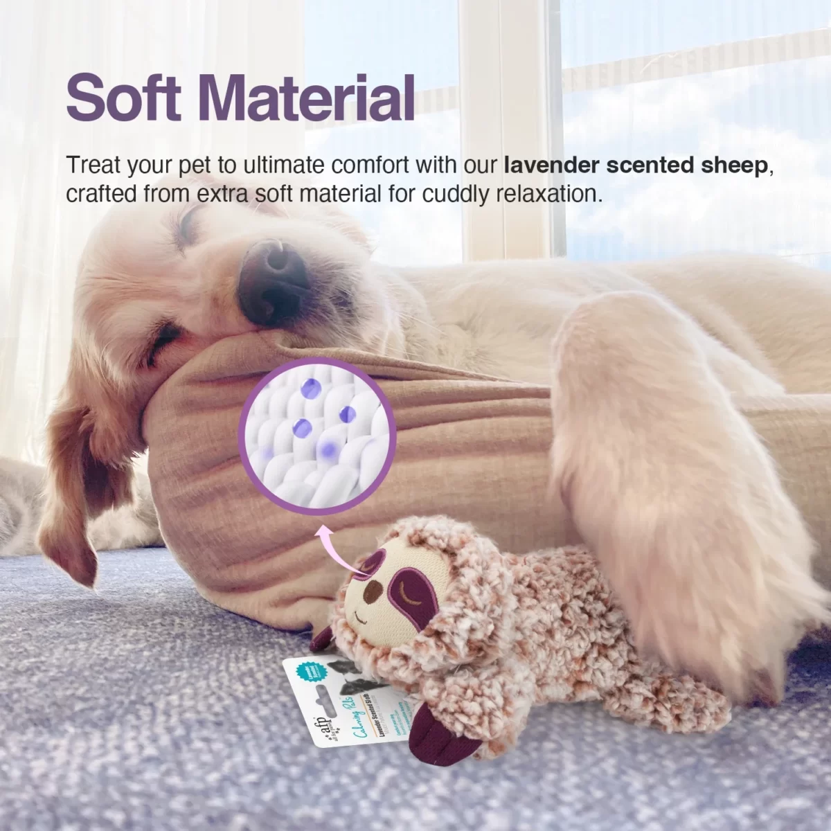 AFP Calming Pals Lavender Scent Sloth