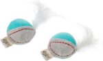 AFP Feather Ball Catnip Turquoise