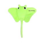 AFP K-nite Glowing Manta Ray Plush Dog Toy