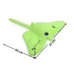 AFP K-nite Glowing Manta Ray Plush Dog Toy