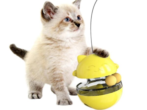 Lucky Kitty Spinning Food Dispenser Ball