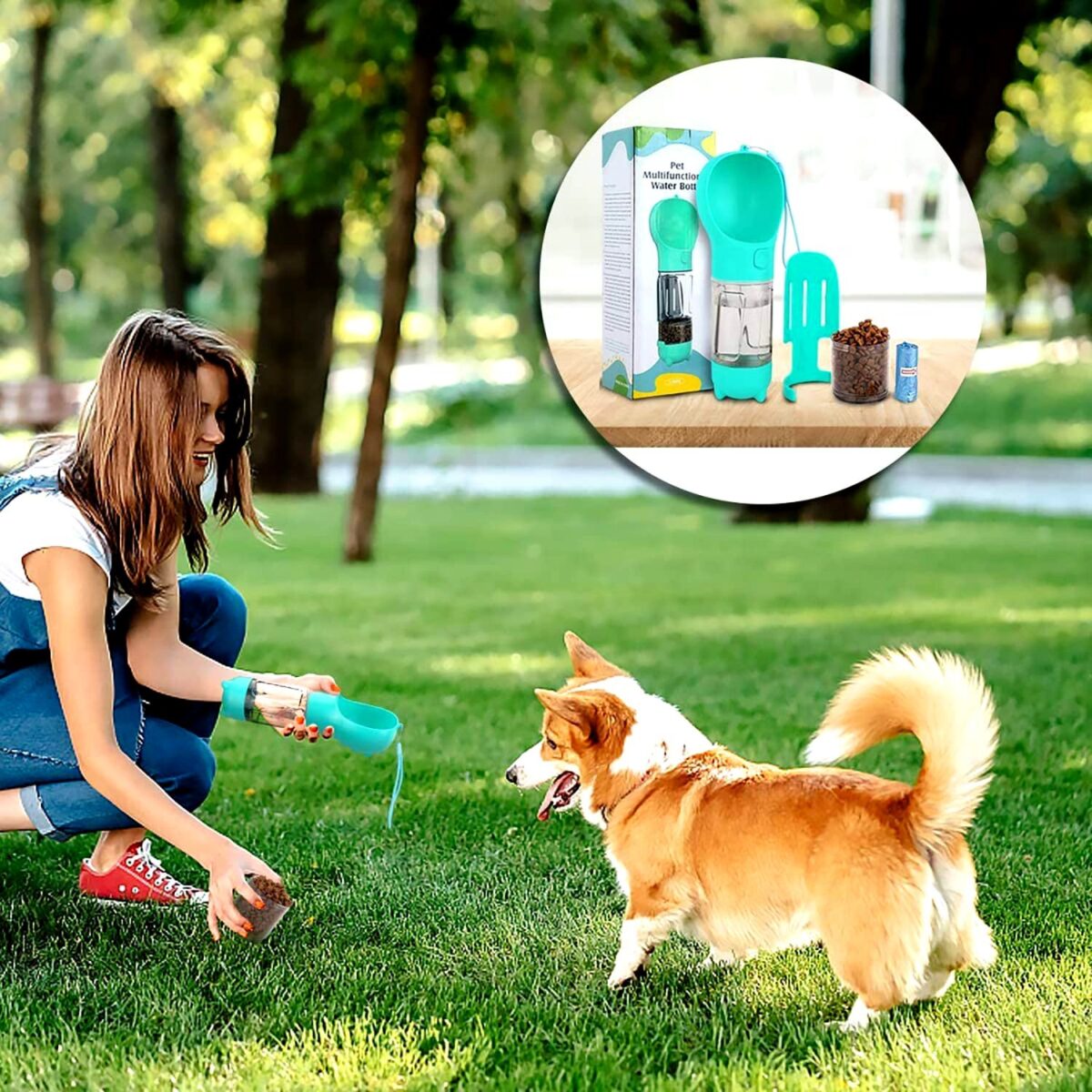 Pet Multifunctional Water Bottle