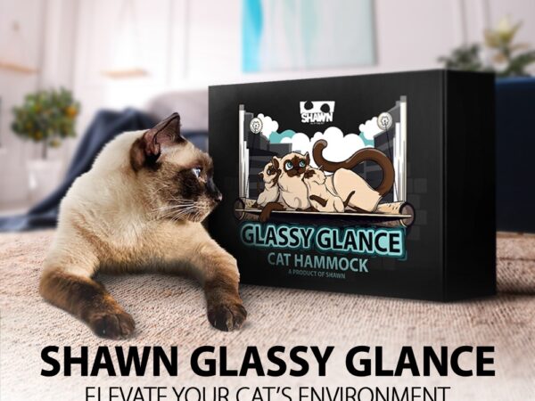 SHAWN Glassy Glance Cat Hammock