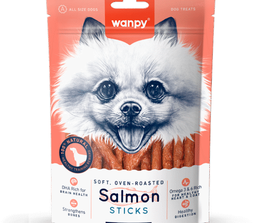 Wanpy Soft Oven-Roasted Salmon Sticks