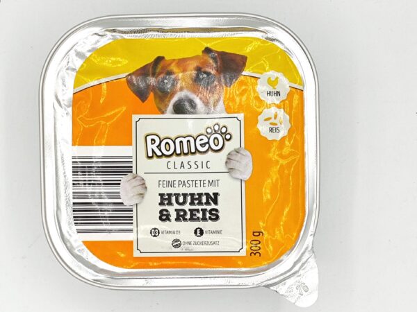 ووم سگ Romeo Classic Huhn & Reis وزن 300 گرم