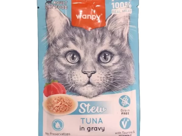 خوراک گربه ونپی Tuna Stew in Gravy وزن 70 گرم