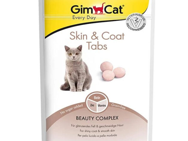 پوست و مو گربه جیم کت Skin & Coat Tabs وزن 40 گرم