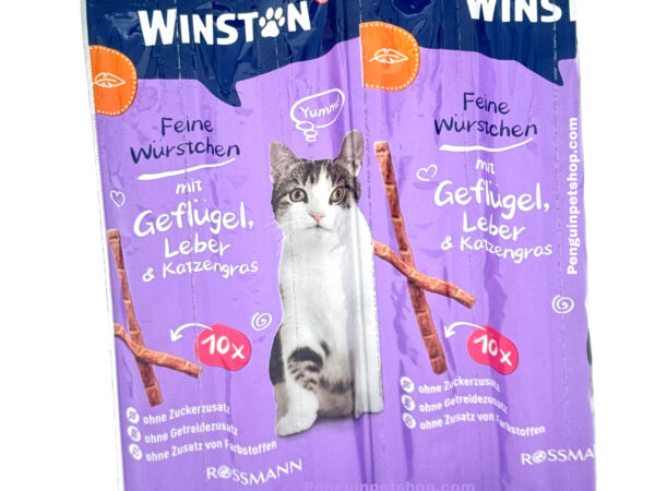 تشویقی مدادی گربه وینستون Poultry meat بسته 10 عددی