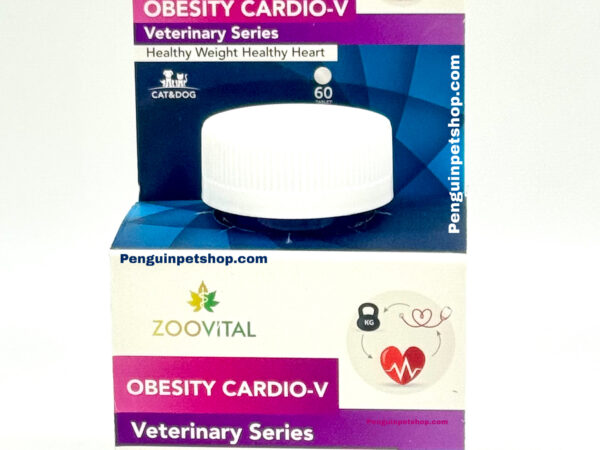 مکمل کنترل وزن و تقویت قلب سگ و گربه زوویتال OBESITY CARDIO-V قرص 60عددی