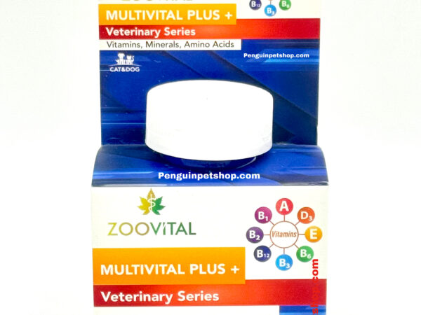 مولتی ویتامین پلاس سگ و گربه زوویتال +MULTIVITAL PLUS قرص 60عددی