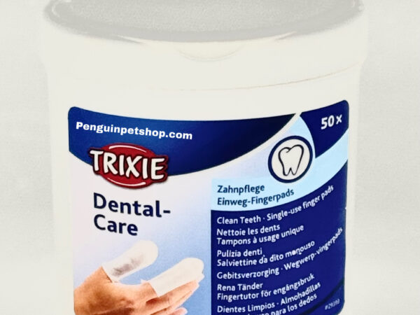 پد انگشتی دندان سگ و گربه تریکسی Dental Care بسته 50 عددی