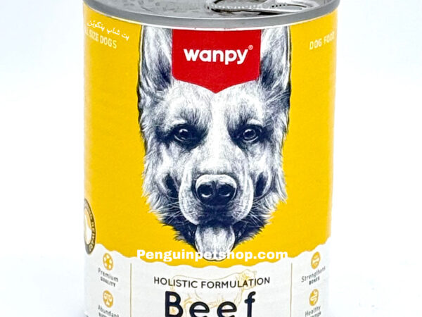 کنسرو سگ ونپی طعم بیف Holisthc Formulation Beef وزن 375 گرم