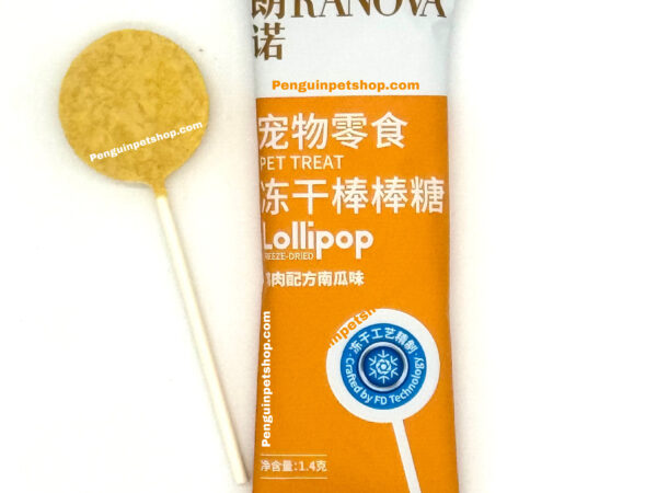 آبنبات فریزدراید طعم مرغ و کدو حلوایی Lollipop FREEZE-DRIED