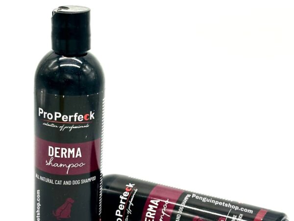 شامپو موهای حساس سگ و گربه پروپرفک Pro Perfeck Derma حجم ۲۵۰ میلی‌لیتر